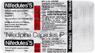 Nifedules 5 Capsule 10